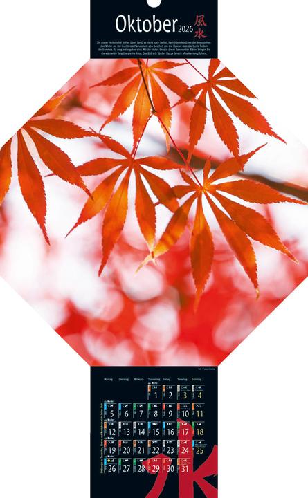 Immagine prodotto Feng-Shui-Kalender 2026 (Copertina rigida, Tedesco)