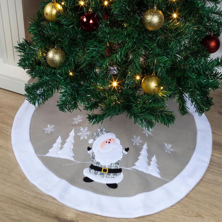 Produktbild Hermex Christbaum-Rock Weihnachtsbaumdecke Tannenbaum-Teppich Baumrock-Matte (1 -teilig)