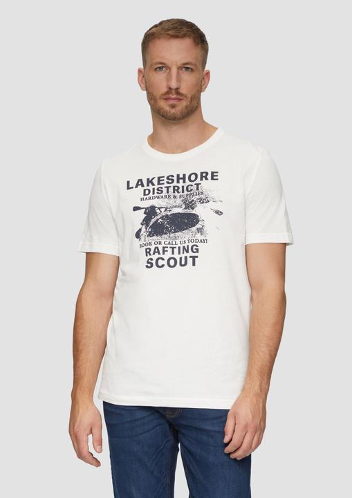 Produktbild S.Oliver T-Shirt Baumwollshirt mit Frontprint (XL)