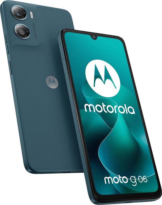 Actual product image Motorola G06 (256 GB, Blue, tapestry, 6.88", Dual SIM, 4G)