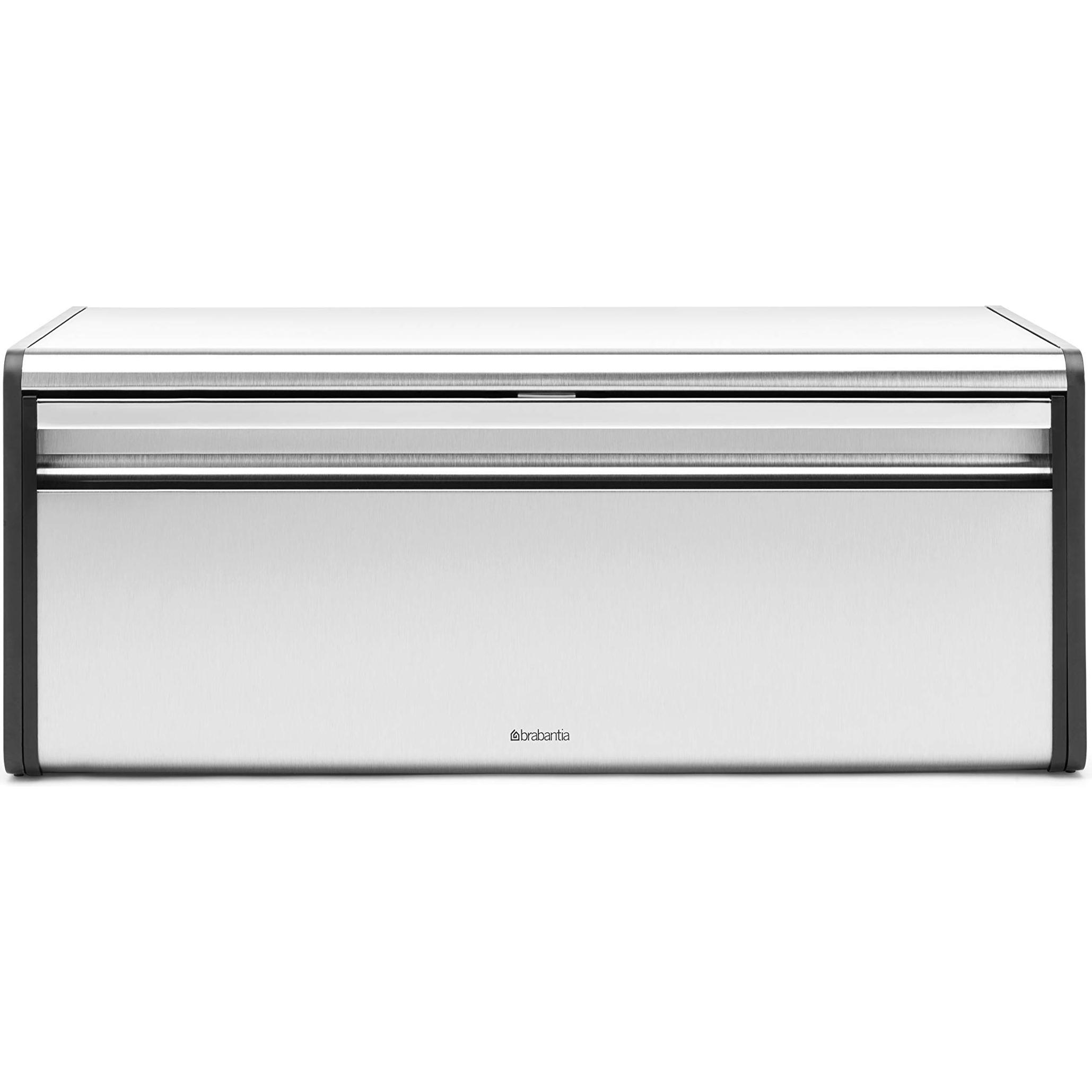 Brabantia Klappbrotkasten, Brotaufbewahrung, Silber