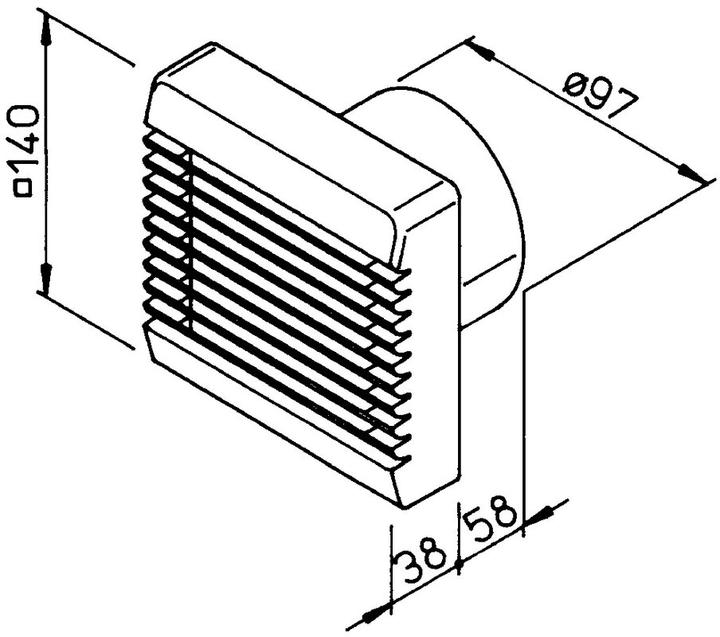 Image du produit Helios Mini-ventilateur HR 90 KEZ