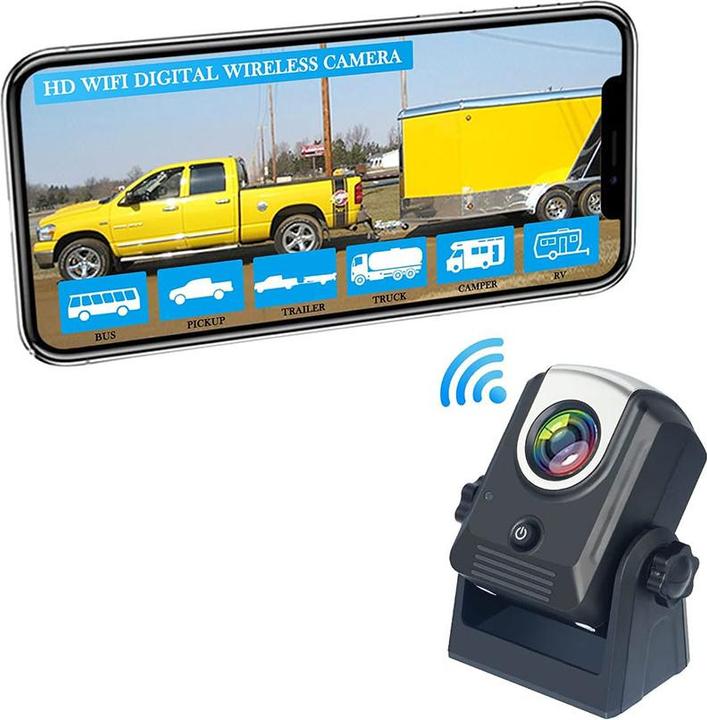 Werkstein Magnetische WiFi Funk Auto Rückfahrkamera