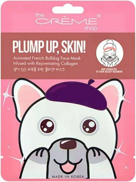 Actual product image The Creme Shop Plump Up French Bulldog face mask (25 g)