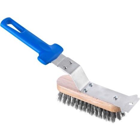 Gi Metal, Pizza Zubehör, Brush for grills. Stainless steel bristles.With scraper