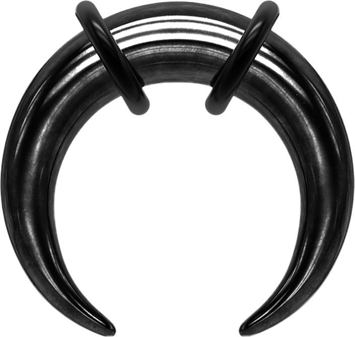 Hollywood Body Jewelry Dehnsichel schwarz (ohne Messing, Chirurgenstahl 316L)