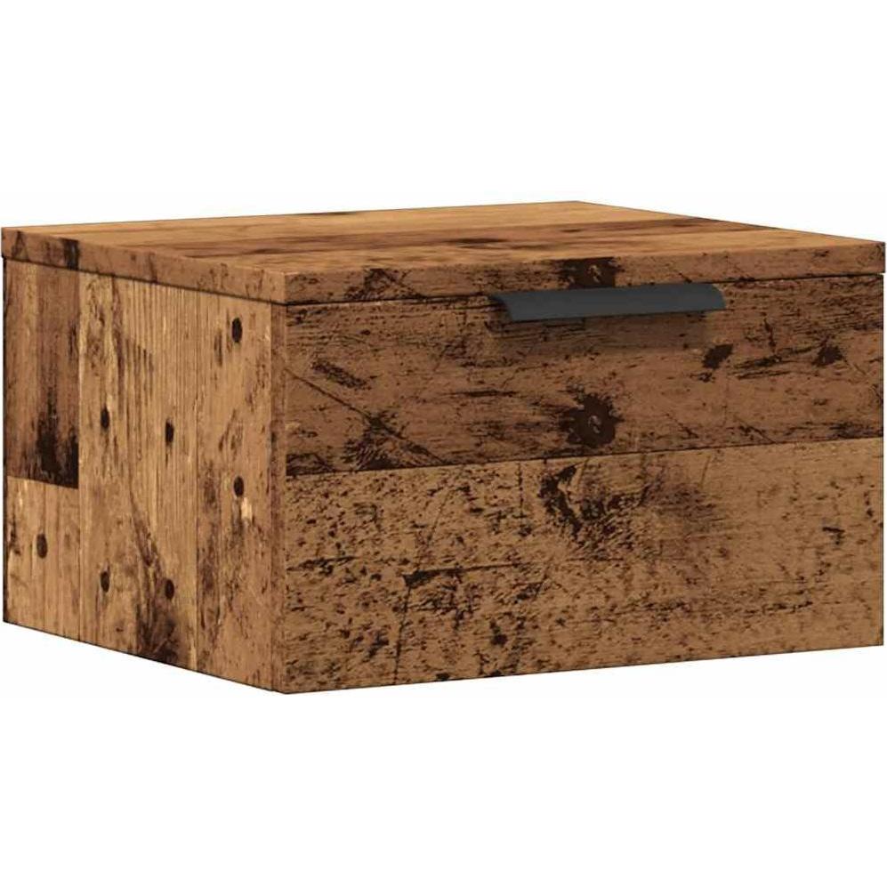 Vidaxl Marrone Comodino, Wand-Nachttisch (34 X 30 X 20 Cm)