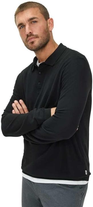 Produktbild BRAX Gebreide jersey sweatshirt voor heren, 02 Black, L (L)