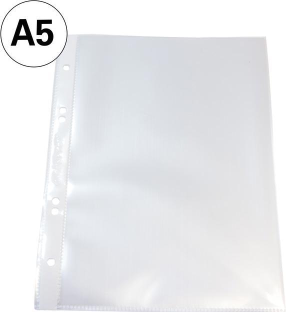 Produktbild Q-Connect Zeigebuchtaschen, glatte Folie (A5, 10 x)