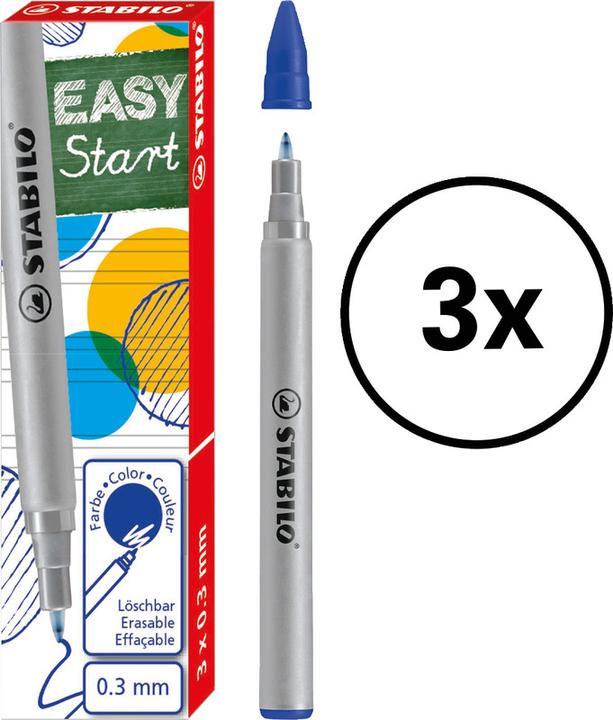 Produktbild STABILO EASYoriginal Refill (3 Stück, Blau, 0.30 mm)