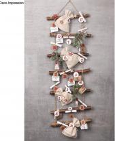 Immagine prodotto Rayher Scala decorativa in legno per sospensione, natural