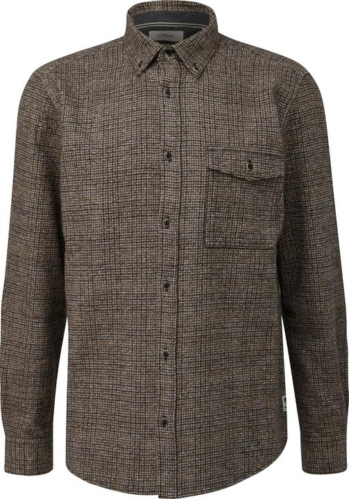Immagine prodotto s.Oliver Hemd Regular Fit: Flanellhemd mit Button-Down-Kragen (M)