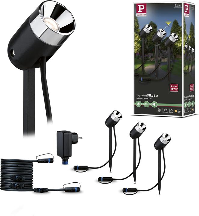 Produktbild Paulmann Outdoor Plug & Shine Pike Starterset (240 lm, IP65)