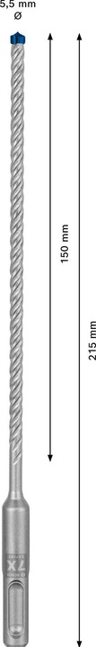 Actual product image Bosch Professional Zubehör Expert SDS plus-7X hammer drill, 5.5 x 150 x 215 mm (5.5 mm)