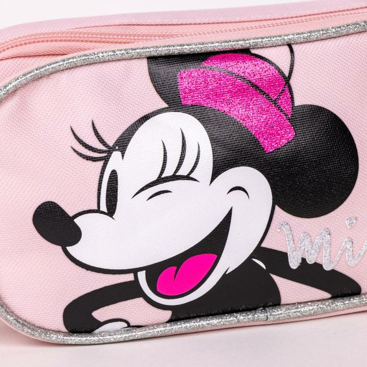Actual product image Minnie Mouse double multi-purpose pouch Pink 22.5 x 8 x 10 cm