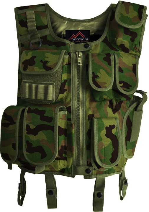 Produktbild Normani Weste mit abnehmbarem Klett-Patch Tac Charge-V - 2278 (L, XL)