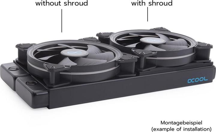 Immagine prodotto Alphacool Alphac Rivestimento e disaccoppiamento 140 mm 7 mm 1020194