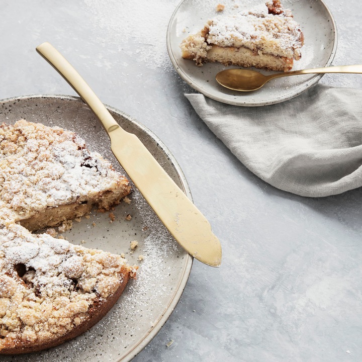 Produktbild House Doctor Kuchen-Set, Golden (Tortenheber, Tortenmesser)