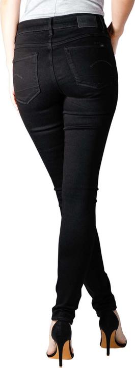 Actual product image G-Star 3301 High Skinny Elto Nero F Superstretch pitch black (W26/L32)