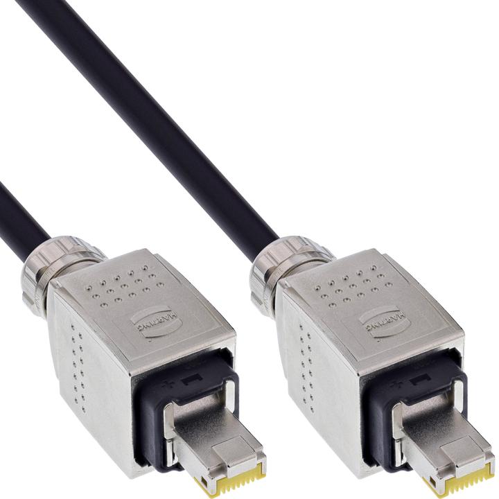 Produktbild InLine Netzwerk-Kabeltrommel IP67 Outdoor PUR Harting (S/FTP, CAT6a, 50 m)