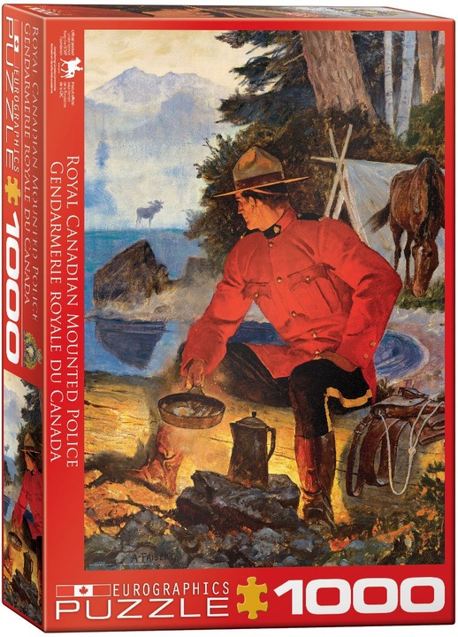 Produktbild Eurographics Puzzle Morgens am Lagerfeuer 1000 Teile (1000 Teile)