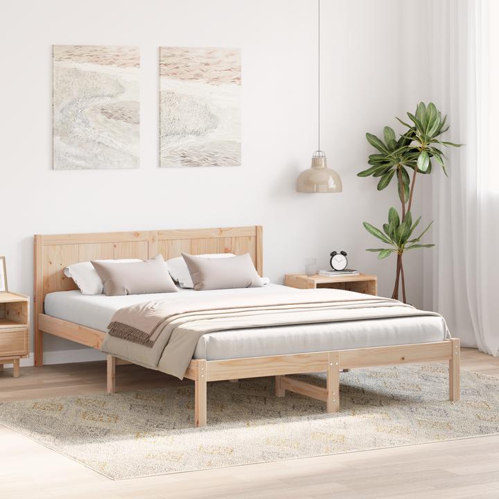 Actual product image vidaXL Bettgestell (150 x 200 cm)