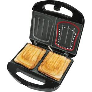 Thumbnail - Bourgini Sandwichmaker, Toaster, Schwarz