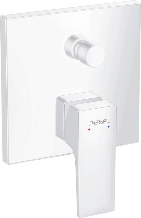 Produktbild hansgrohe HG Fertigmontageset METROPOL f UP Wannenm m Sich-kom mattweiss