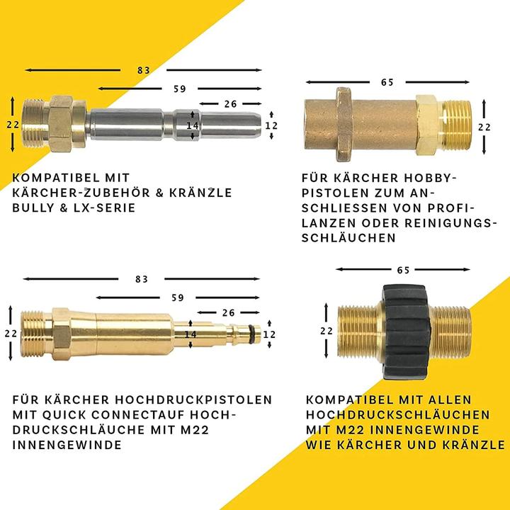 Produktbild M&M Smartek Rohrreinigungsschlauch Set PROFESSIONAL