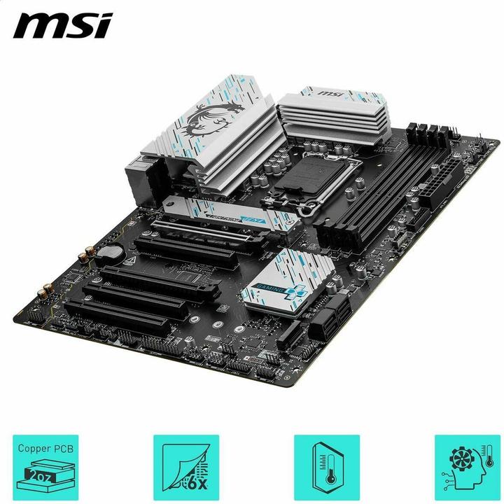 Produktbild MSI B760 GAMING PLUS WIFI DDR4 (LGA 1700, Intel B760, ATX)