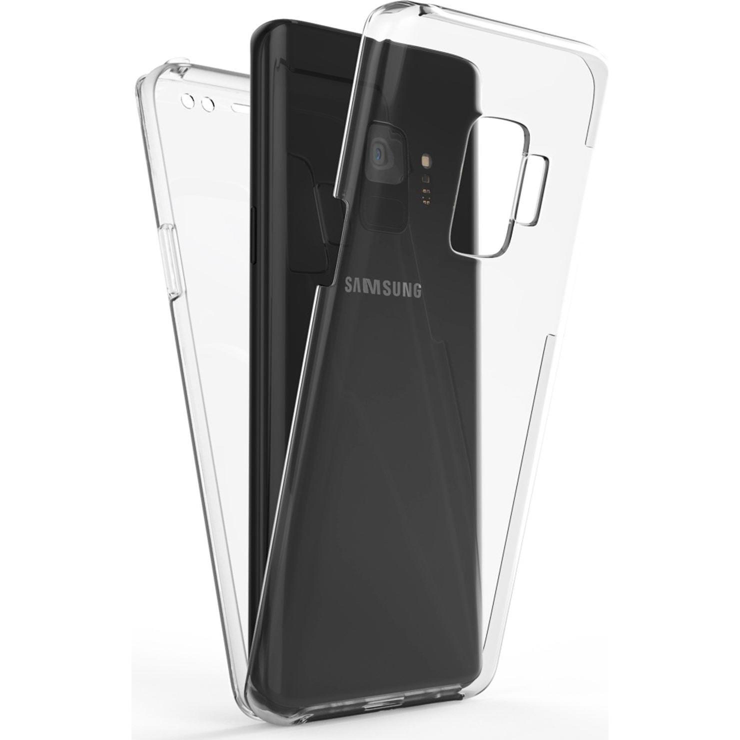 Nalia 360 Grad Handyhülle (Samsung Galaxy S9), Smartphone Hülle, Transparent