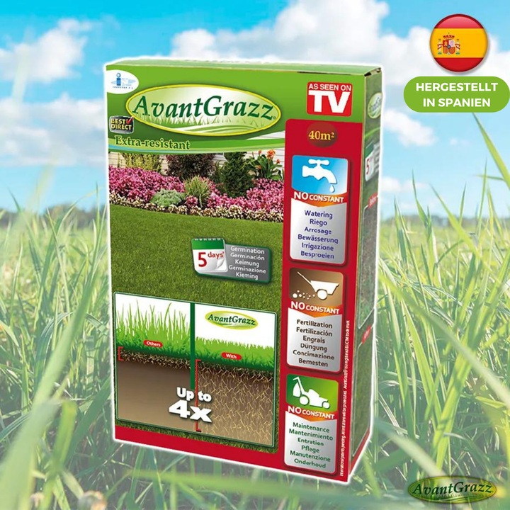 Actual product image Best direct Avant Grazz (Lawn reseed)
