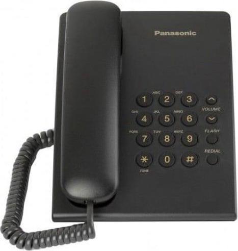 Actual product image Panasonic KX-TS500FXB Corded phone, Black
