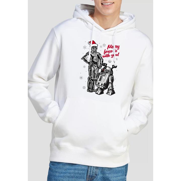 Produktbild Star Wars Merry Christmas Droids Kapuzenpullover (L)