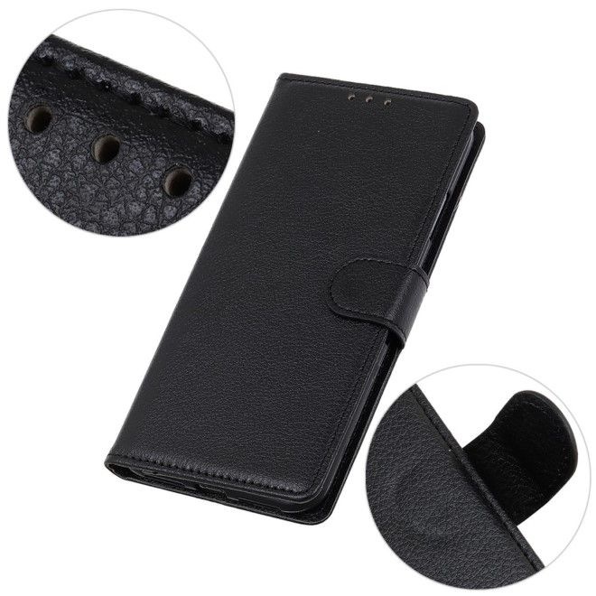 Actual product image MU Classic Litchi Leather Bookcover Series (Samsung Galaxy S24+)