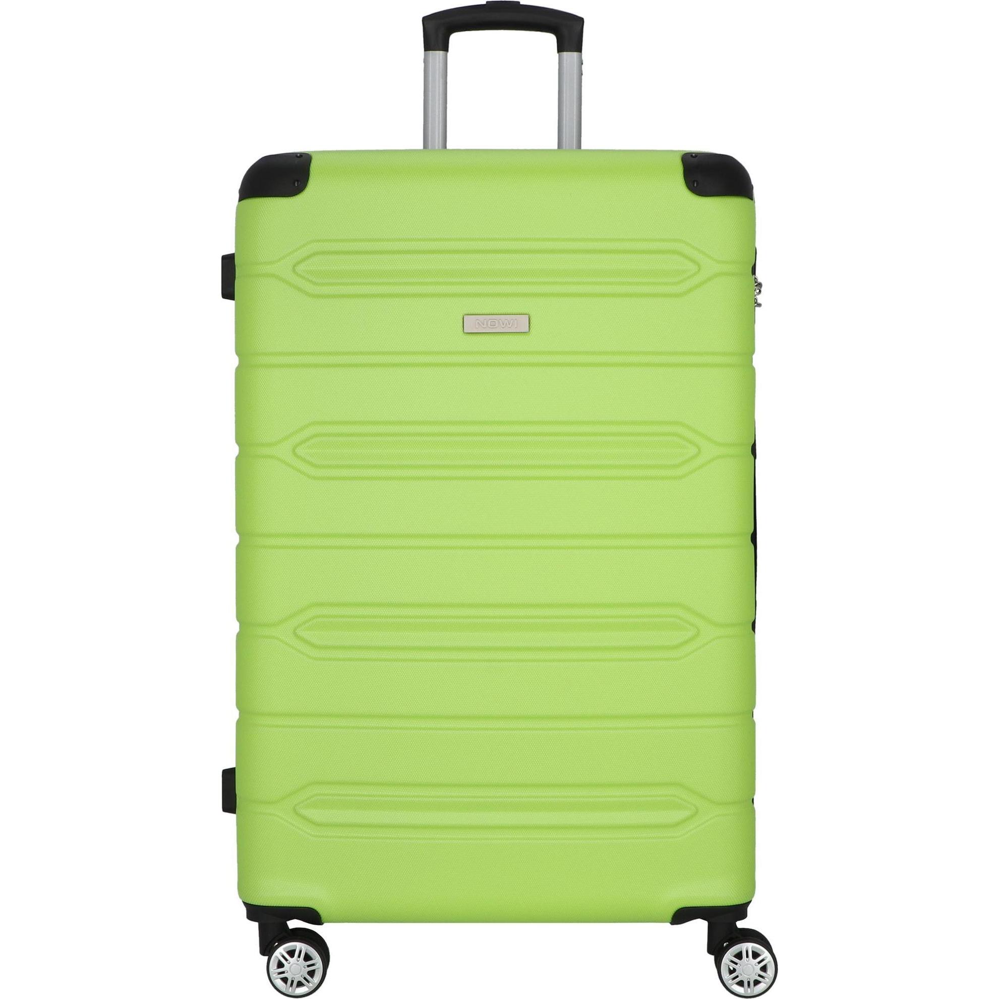 Nowi, Koffer, Rhodos 4 Rollen Trolley 75 cm, Grün, (96 l, XL (ab 115l))