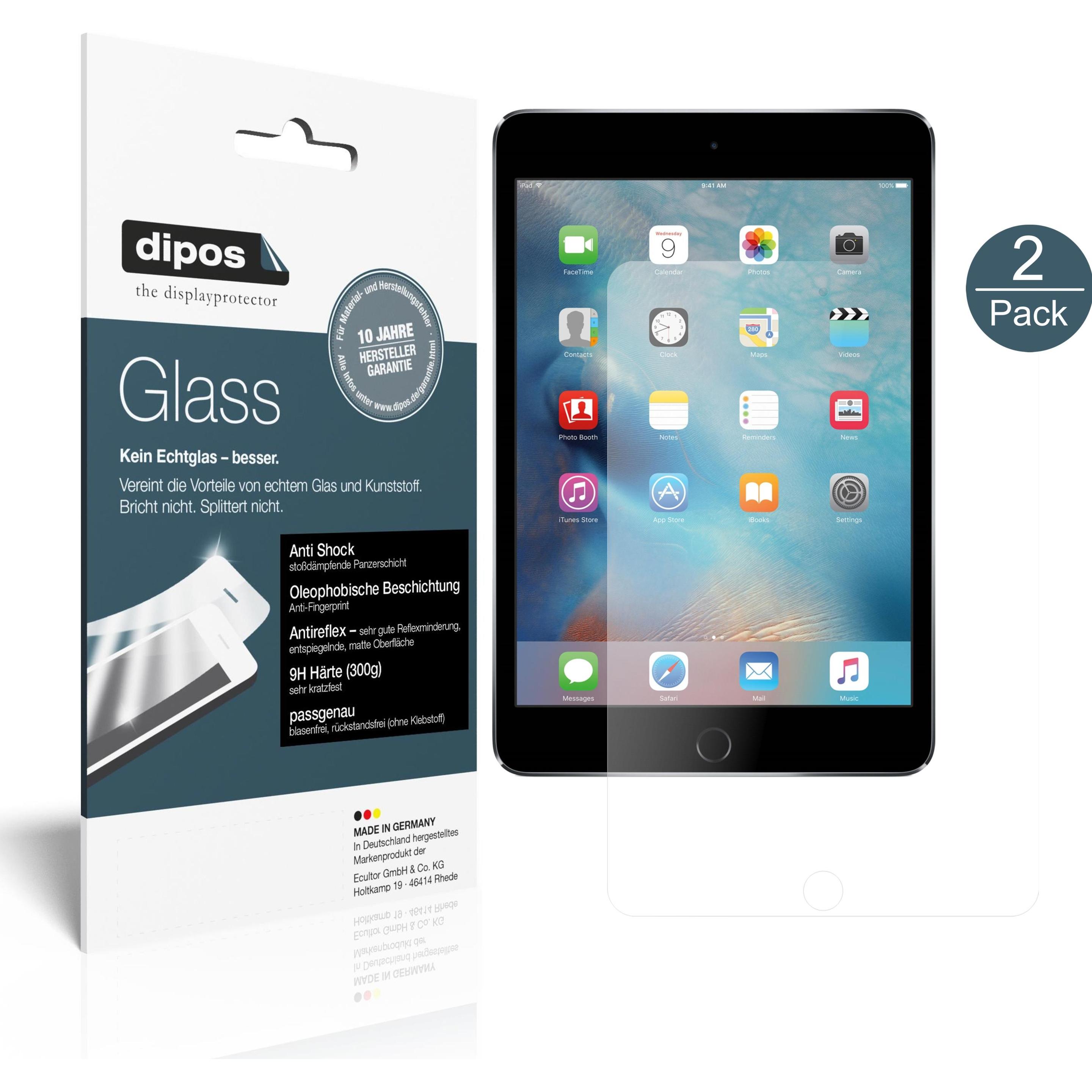 Dipos Displayschutz Anti-Shock (1 Stück, Apple iPad mini 4), Tablet Schutzfolie