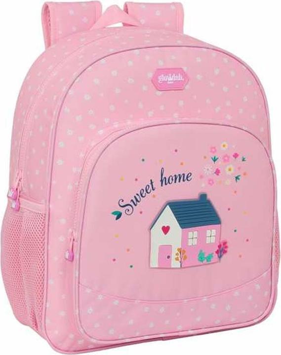 Safta Schulrucksack Glow Lab Sweet home Rosa 32 X 38 X 12 cm