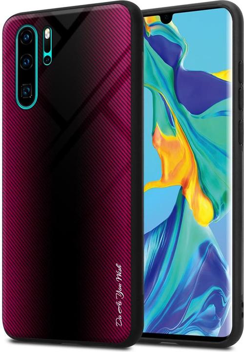 Immagine prodotto Cadorabo Copertura di vetro a strisce in TPU (Huawei P30 Pro)
