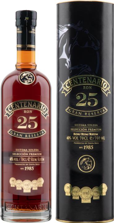 Actual product image Ron Centenario Gran Reserva 25 Years Old Premium Rum (1 x 70 cl)