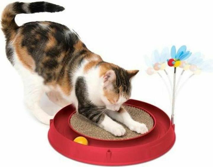 Produktbild Catit Play Ball Circuit mit Scratching Pad (Intelligenzspielzeug Katze)