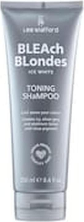 Actual product image Lee Stafford Bleach Blondes Ice White Silver Toning Shampoo for Blonde Hair (250 ml, Silver shampoo)