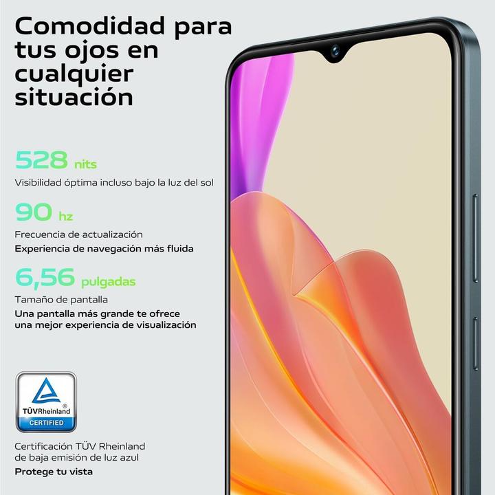 Productafbeelding Vivo 03 (128 GB, Ruimte Zwart, 6.56", Dubbele SIM, 4G)