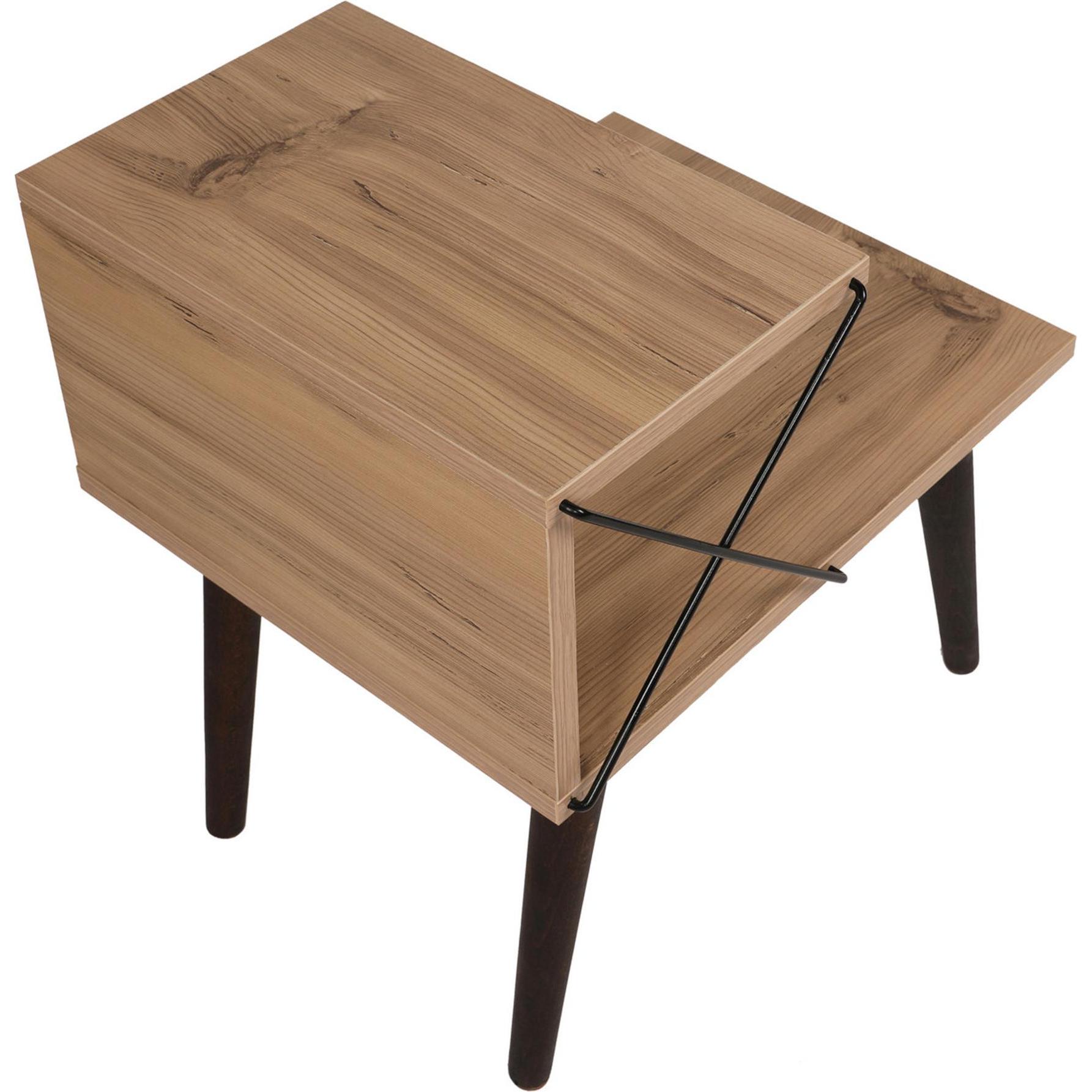 Thumbnail - En.Casa, Couchtisch + Beistelltisch, Bergen (50 x 40 x 55 cm)