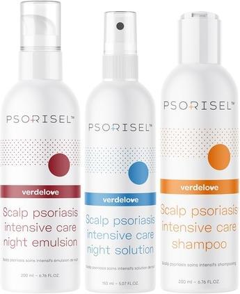 Produktbild Psorisel Set Psoriasis Emulsion For Scalp Psoriasis 200Ml + Scalp Psoriasis Lotion 150Ml + Shampoo (Haarpflege set)