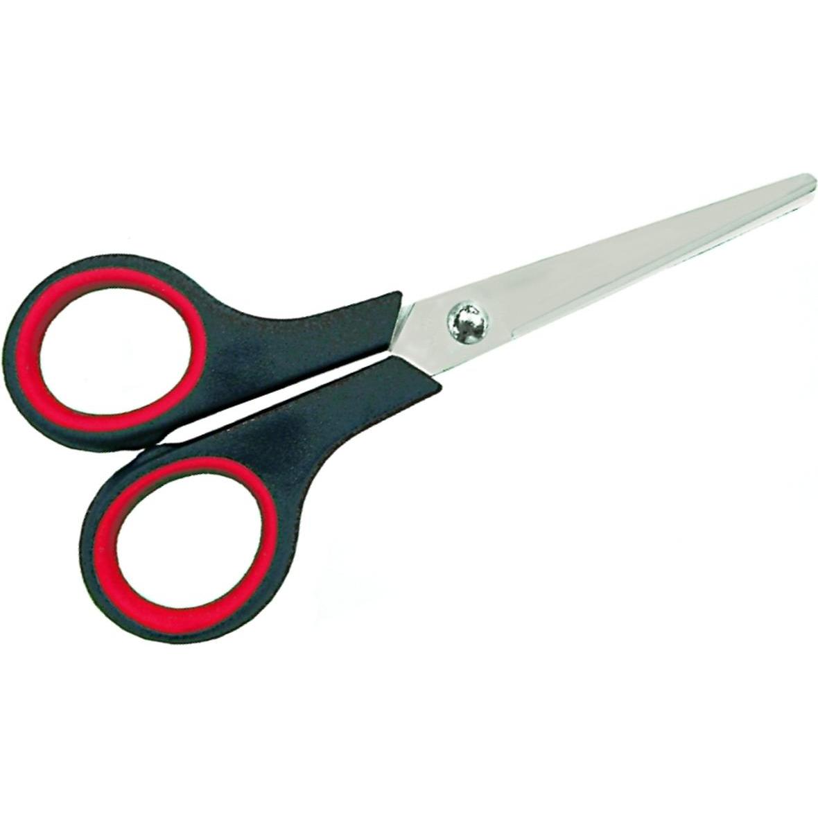 Ecobra, Schere, Universal-Schere rund 13,5cm rot (13.50 cm)