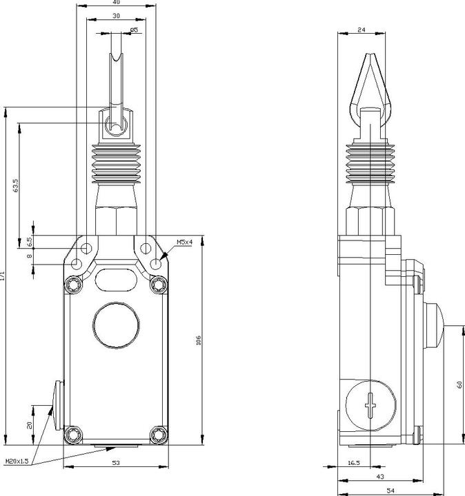 Produktbild Siemens Seilzugschalter 2Ö