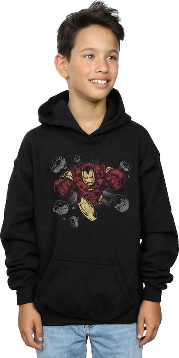 Immagine prodotto Iron Man Rocks Felpa con Cappuccio Ragazzi (140, 146)