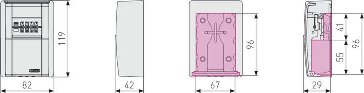 Produktbild Abus KeyGarage 787 Wandmontage