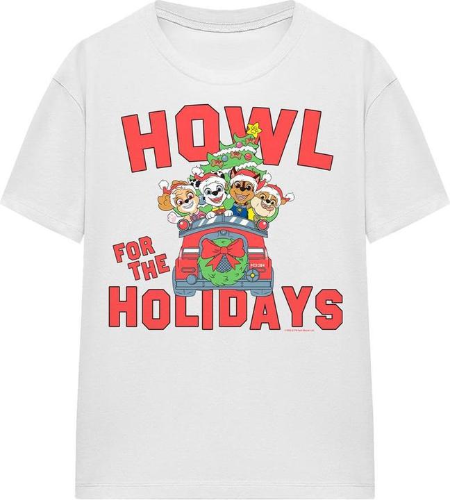 Immagine prodotto Paw Patrol Howl For The Christmas Holidays Maglietta Adulto Unisex (S)
